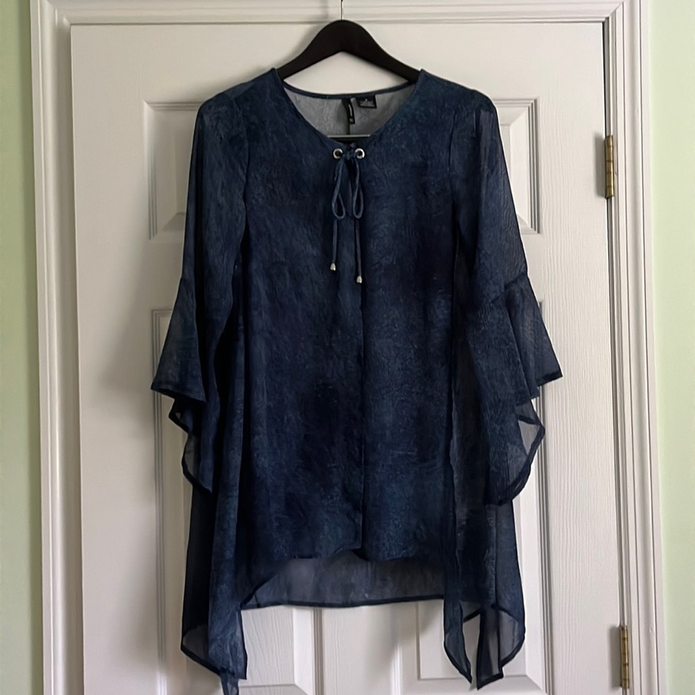 Blue Layered Top